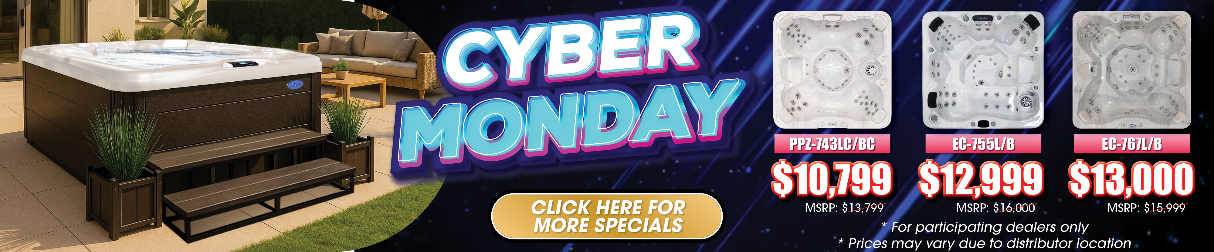 Calspas hot tub being used in a family setting - Highland